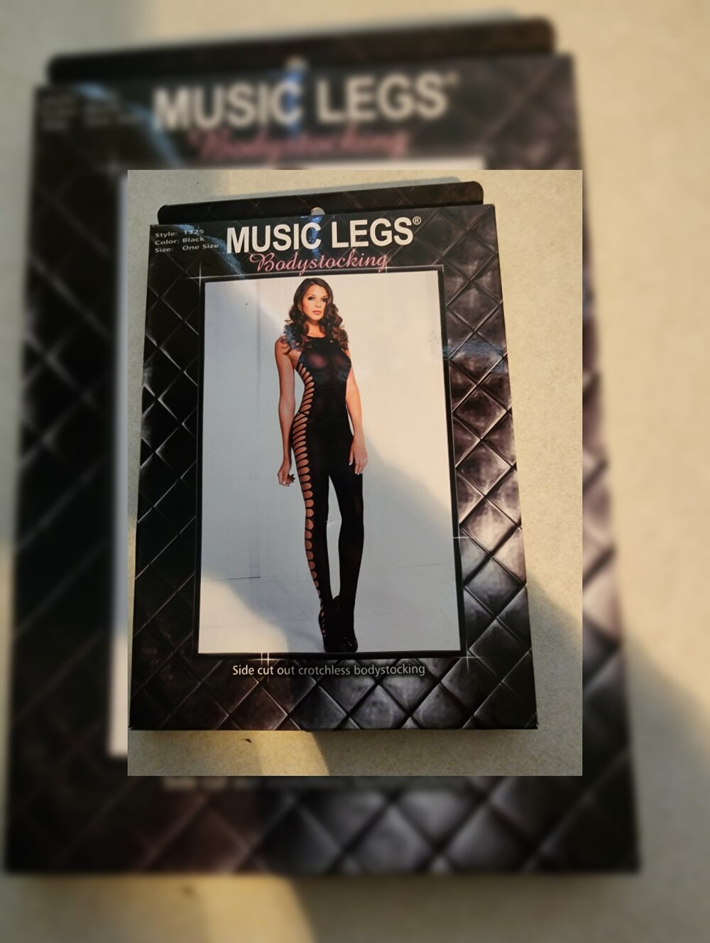 Music Legs Bodystocking OS New - Picture 8 of 9